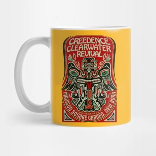 Repro Vtg Creedence Clearwater Revival 1970 Mug